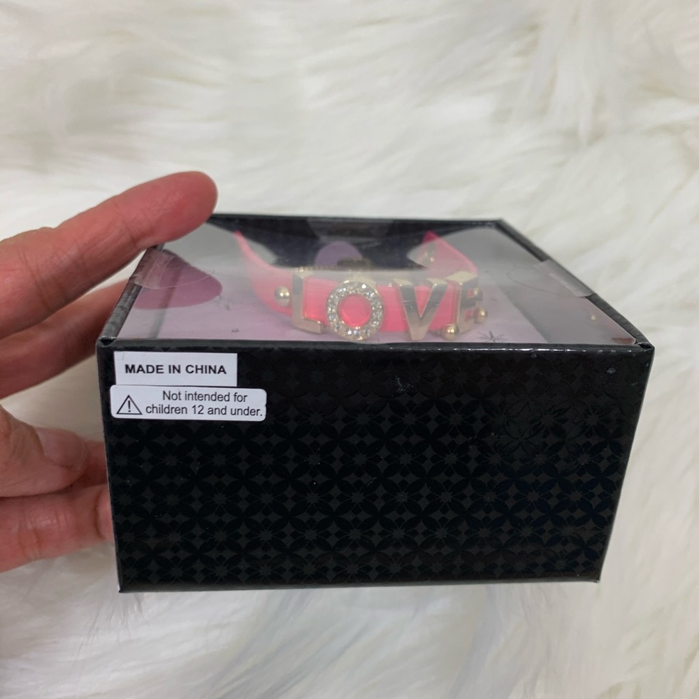 Bcbgeneration Love Pink Adjustable Slider New - image 4
